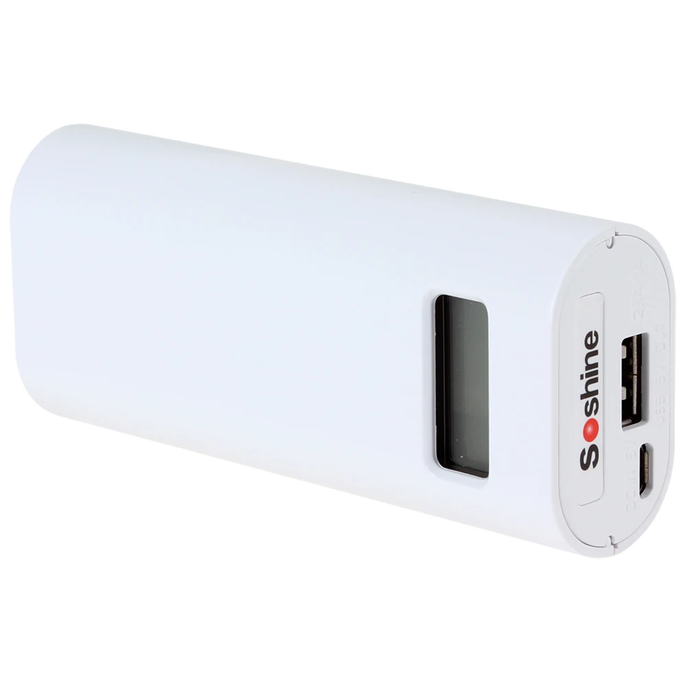 Soshine E4S power Bank 18650 зарядное устройство с ЖК-дисплеем емкости для литий-ионной литиевой 18650 аккумуляторной батареи