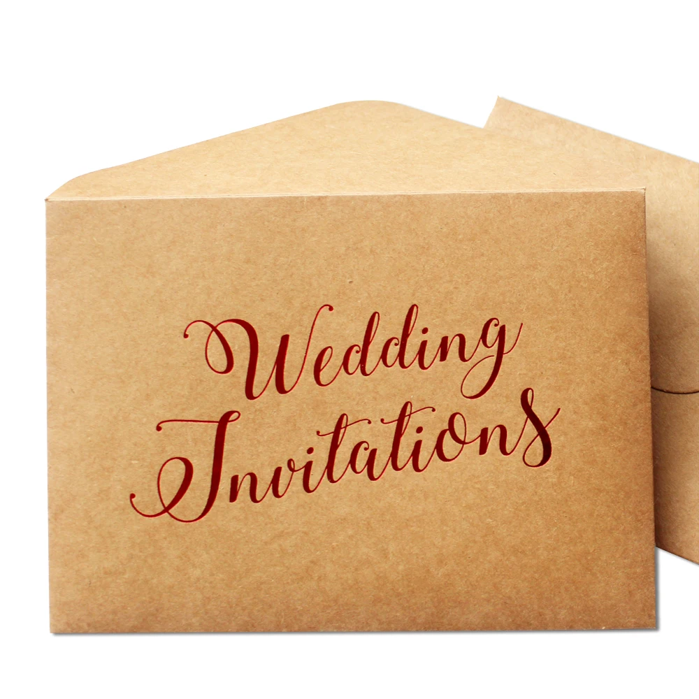 Rustic Wedding Invitation Envelopes Vintage Invitation Envelopes