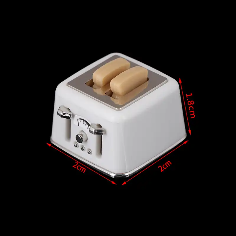 パン機トーストミニチュアドールハウスミニアクセサリーかわいい装飾トースター1 12スケールドールハウス Doll House Accessories Aliexpress