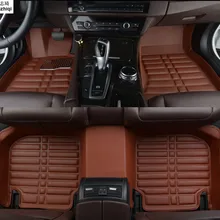 Кожаные автомобильные коврики для Honda CRV CR-V CR V 2012 2013 автомобильный Стайлинг индивидуальный автомобильный коврик