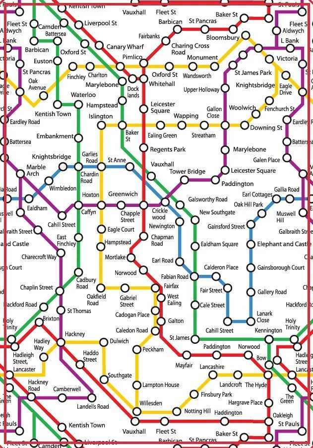 

Decorative Fun Magnets 78*54mm London Traffic Map Rectangle Fridge Magnet 10005 Order Unique Magnets