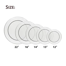 5pcs Transparent Drum Head 12″ 13″ 14″ 16″ 22″ Coated Drumhead for Drum Set Percussion Instruments Parts & Accessories