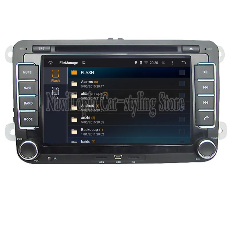 Cheap Ectwodvd Android 9.0 Car Multimedia DVD Player for VW CROSS GOLF/BLUE MOTION for SPORTLINE/BORA/AMAROK GPS Navigation 4