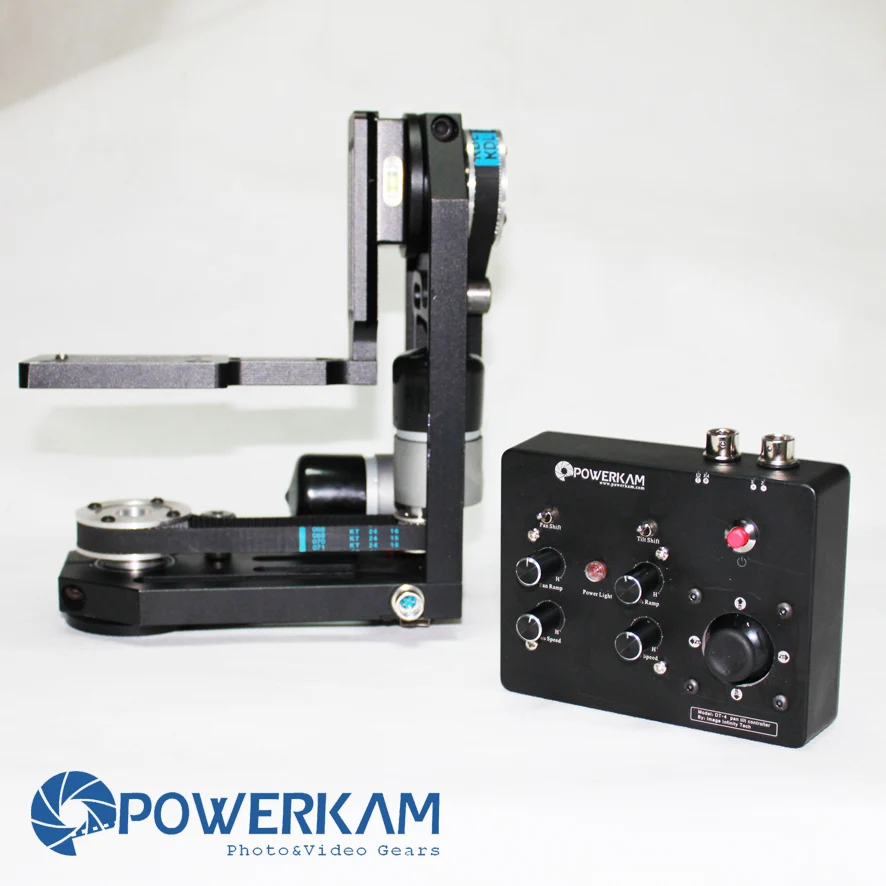 POWERKAM DT-4 регулятор наклона панорамирования для 12V до 24V dc моторов или камеры jib Головка камеры