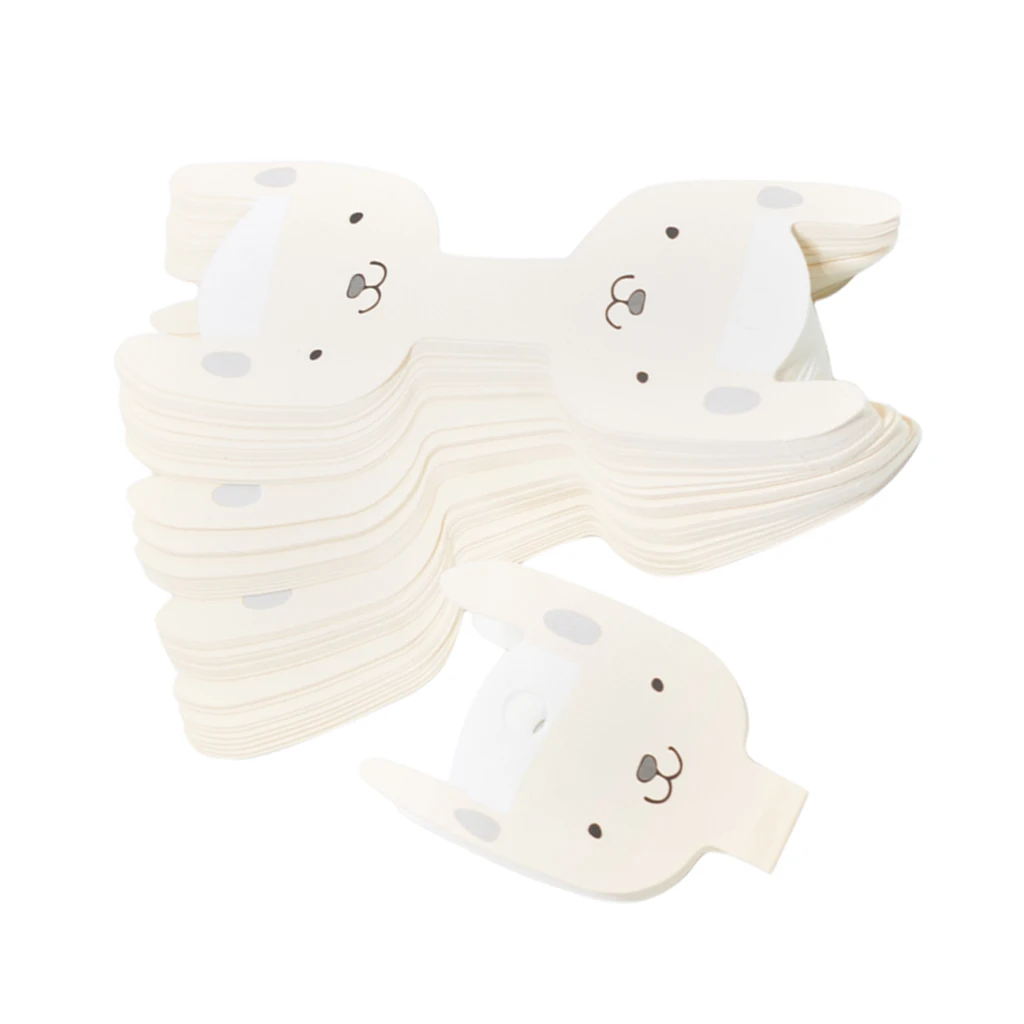 50pcs Dog Hairpin Paper Cards Hair Clip Jewelry Cardstock Hair Display Cards