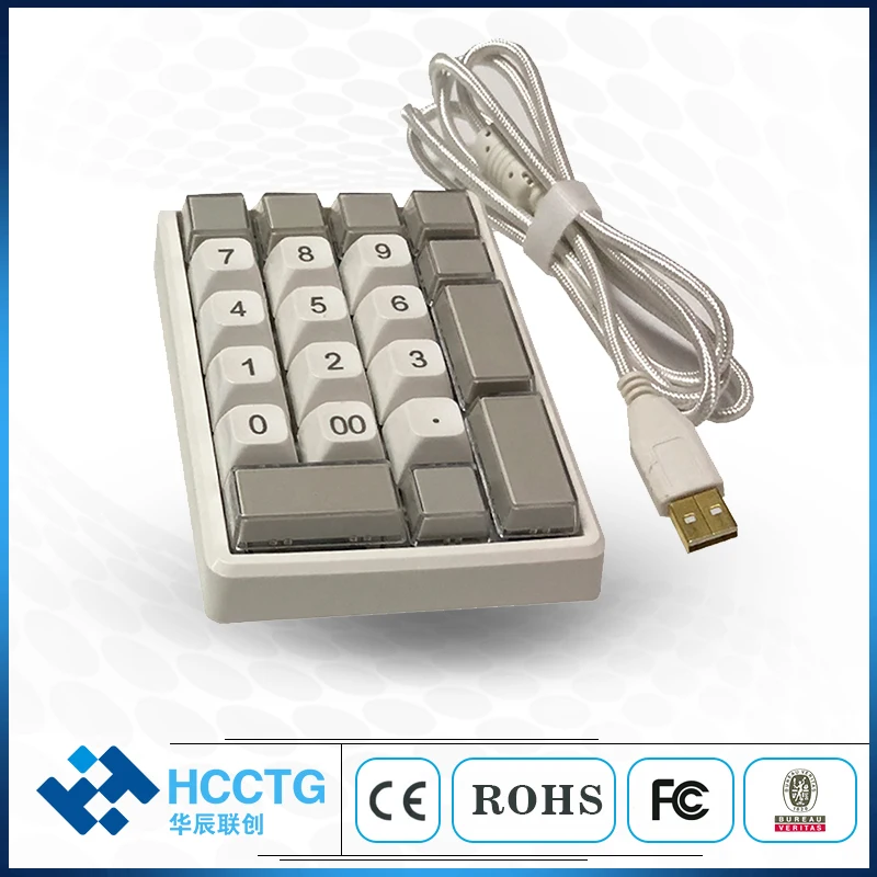 Умный цифровой мини POS программируемый Pinpad KB21U с 21 клавишами|Клавиатуры| |