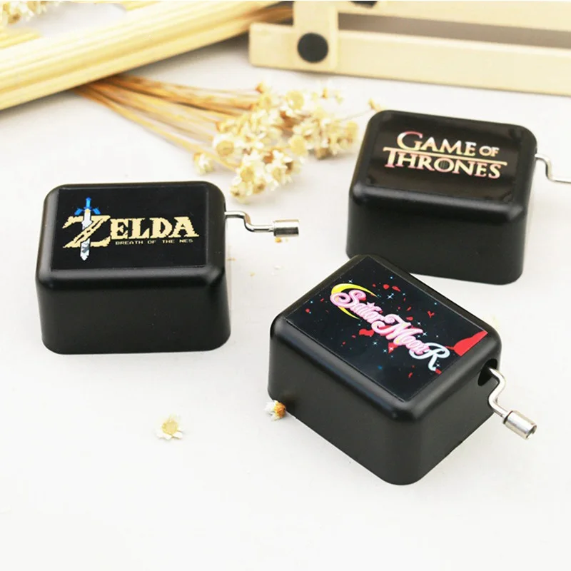 

Castle in the Sky Music wood box game of Thrones Pirates of the Caribbean Legend of Sadar Boyfriend Valentin Day Gifts