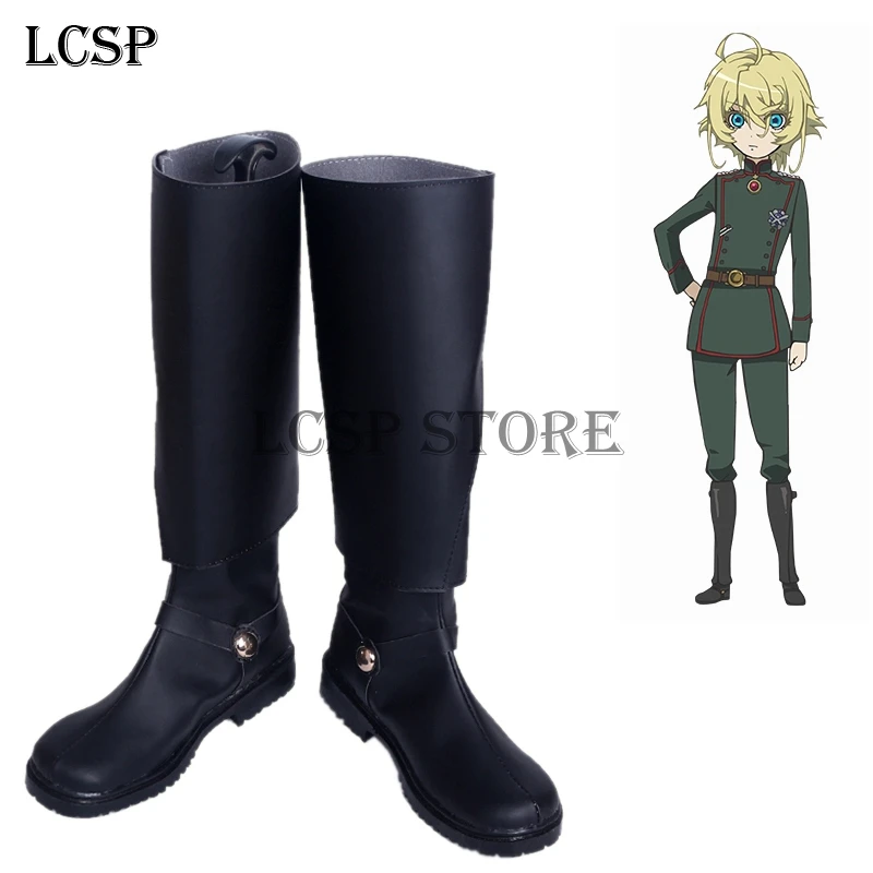 LCSP Saga of Tanya the Evil Tanya Degurechaff/ботинки для косплея; обувь японского аниме; ручная работа