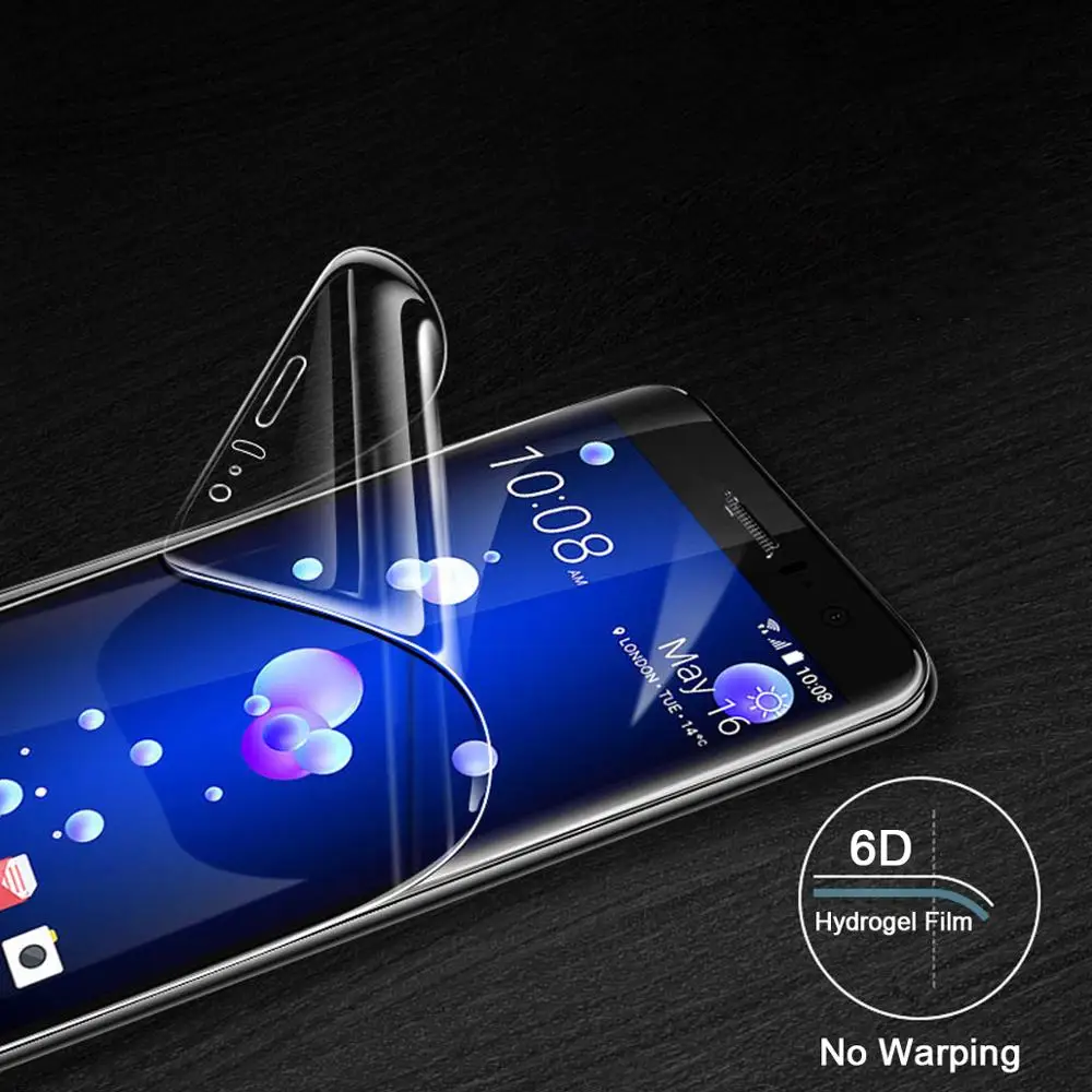 6D Мягкий ТПУ полное покрытие экрана протектор Гидрогелевая пленка для htc U11 Lite U12 плюс нано HD экран защитная пленка(не стекло