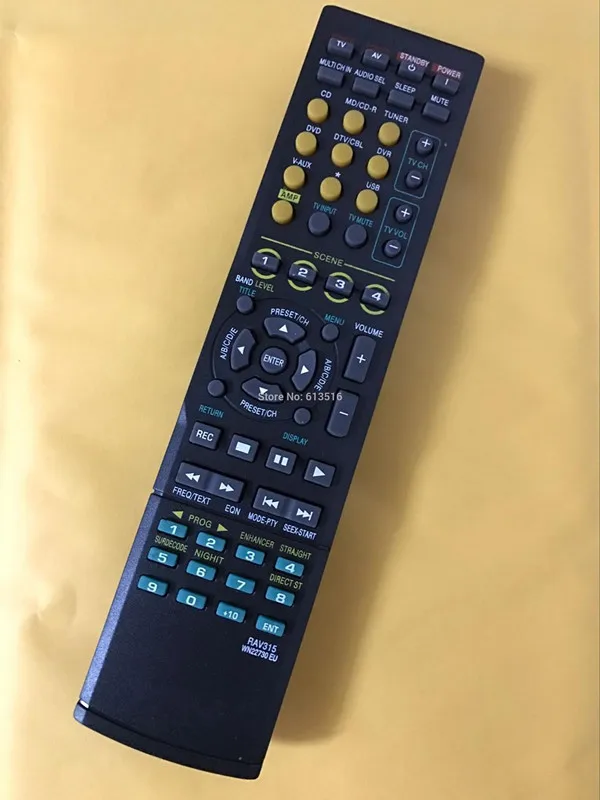

New Universal Remote Control For YAMAHA RAV315 YHT380 WJ409300 HTR-6040 WN22730 EU HTR-6050 Audio Receiver