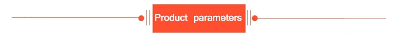Product parameters