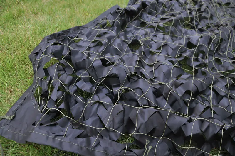 Sunshade netting camo fabric black army netting hunting