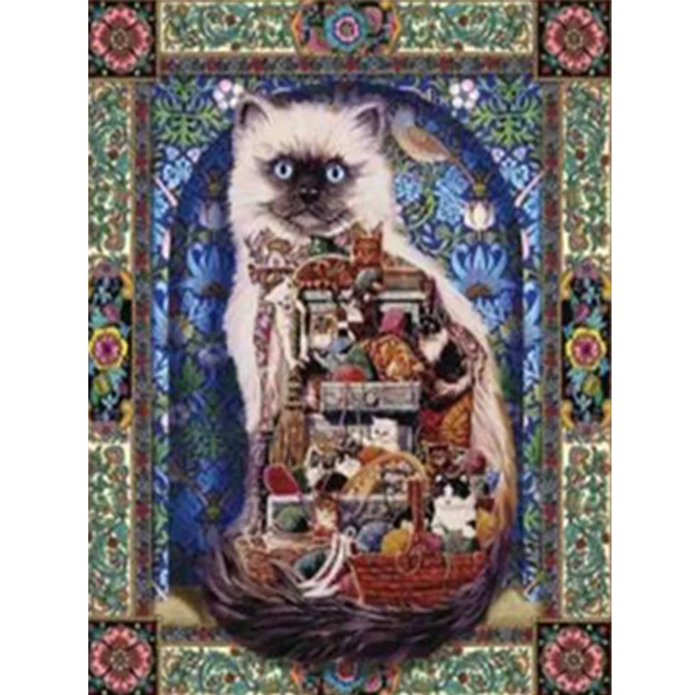 Алмазная мозаика сделай сам алмазная вышивка с кошками и животными полная