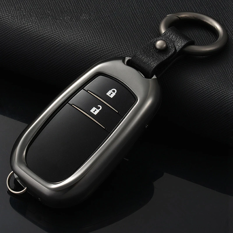 LUNASBORE 2019 New Car Aluminum Key Cover Holder Case Key Shell For