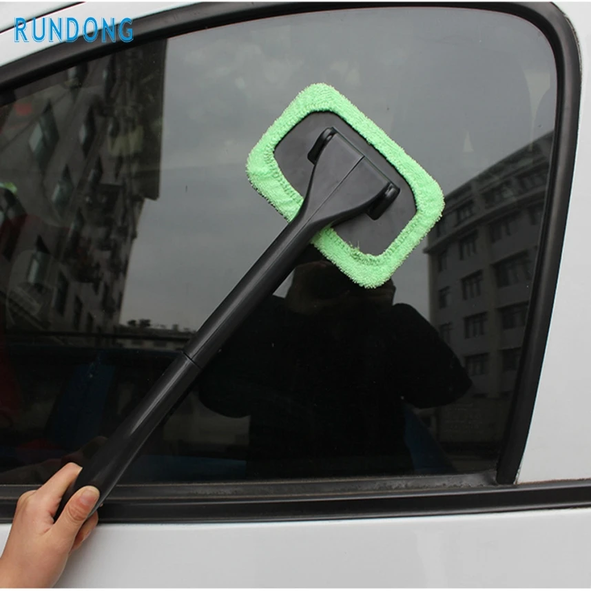 

rundong 10*15.5 cm Windshield Easy Design Cleaner - Clean Hard-To-Reach Windows On Your Car, Home Washable Top Quality Oct 7