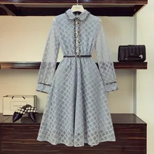 button down gown for ladies
