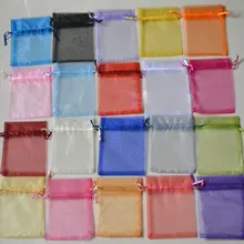 1000 шт./партия 10x15 см ювелирный Подарочный мешочек из органзы/ювелирные изделия#006(вы можете выбрать цвет