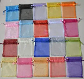 

wholesale 1000pcs/lot 10x15cm Jewelery Gift Organza bag /jewelry findings #006 (you can choose color )