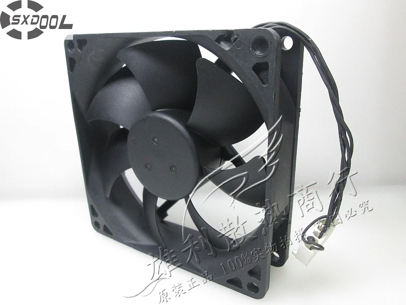 

SXDOOL 9cm 9025 12V 0.40A 4 Temperature Control Box Fan PVA092G12S