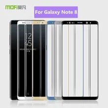 Для samsung Galaxy Note 8 стекло закаленное MOFI 3D изогнутое полное покрытие защитная пленка Note8 протектор экрана стекло