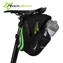ROCKBROS Outdoor Cycling Mountain Bike Back Seat Bicycle Rear Bag Nylon Bike Saddle Bag Bicycle Accessories Tail Pouch Package