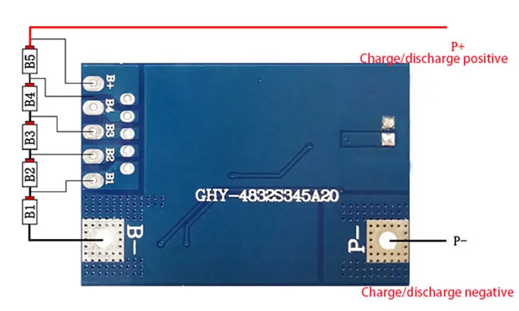 5S 20A 18 5 V li ion BMS PCM Защитная плата батареи bms pcm с балансировкой для литиевого