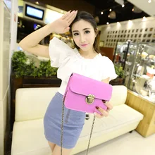 Modekette Handtaschen Schulter Diagonal Paket Flut Latch Mini Telefon Paket Clutch Handtaschen
