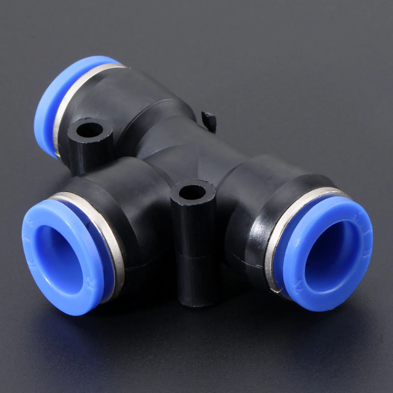 Тройник воздушный 12мм. 5. Фитинг тройник 12х12х8. Тройник 1/8-1/4-1/8. Тройник пневмо 8мм.