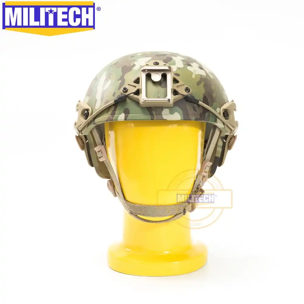 MILITECH FAST MC PJ Carbon Style Vented Airsoft Tactical Helmet Ops Core Style High Cut Training