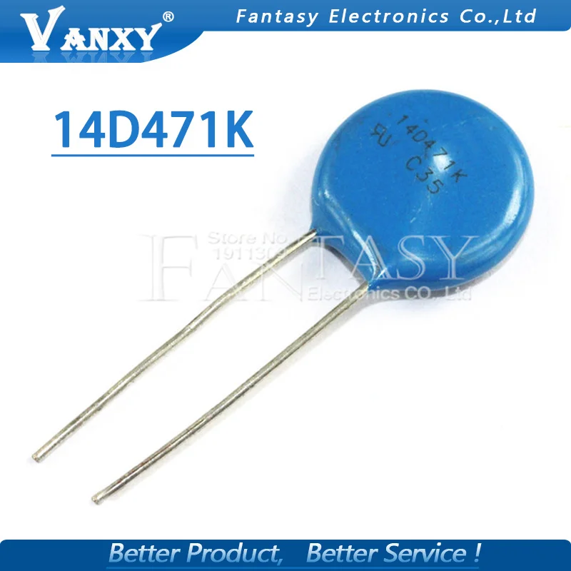 10 шт. Варистор 14D471K 470 в piezoresistor 14D471