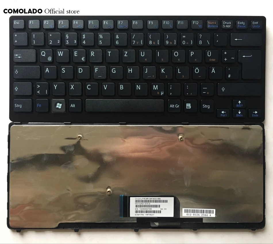 

GR Germany keyboard for Sony Vaio VPC-CW VPC CW VPCCW CW16EC CW18FC CW26EC CW28EC CW2S3C CW2S6C black and white frame GR Layout