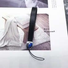 Кожаный ремешок на запястье шнурок-браслет для телефонов IPhone X samsung камера USB флэш-накопители ключи аксессуары для телефонов