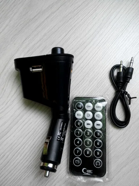 Car Kit MP3 Player Wireless FM Transmitter Modulator with USB/SD/Card You can use this USB/SD/MMC slot player with any of your
