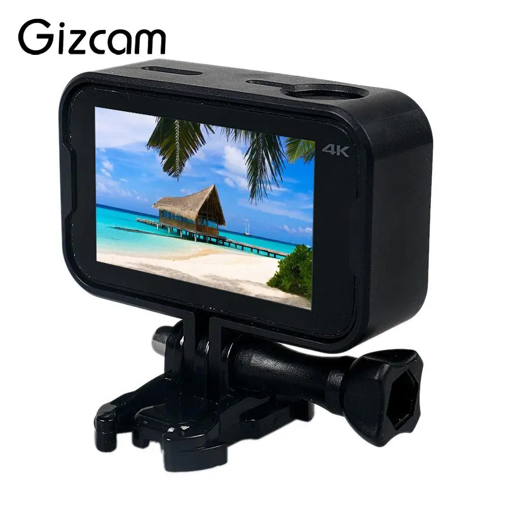 Gizcam ABS Защитный анти капля рамка + крепление база винт для Xiaomi Mijia 4 К Камера