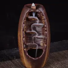 С 10 конусов водопад ладана горелка Керамическая ладан держатель, вариант для смешанных пирамидки благовоний