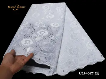 

African Lace Fabric 2019 High Quality 100%Cotton Lace Swiss Voile Lace With Stones Swiss Voile Lace In Switzerland CLP-521