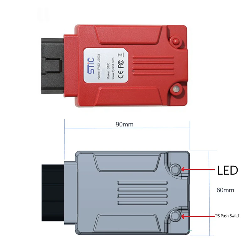  Original FVDI J2534 Car Diagnostic Tool for F-o-r-d for M-a-z-d-a Support Online Module Key Program
