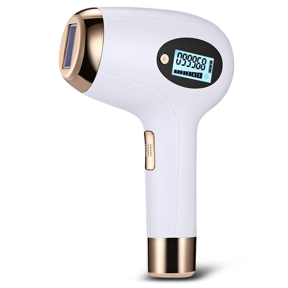 Новейший Эпилятор MY-006 IPL, устройство для постоянного удаления волос с ЖК-дисплеем, Электрический женский эпилятор Depilador A, лазер, 5 уровней бикини - Цвет: White