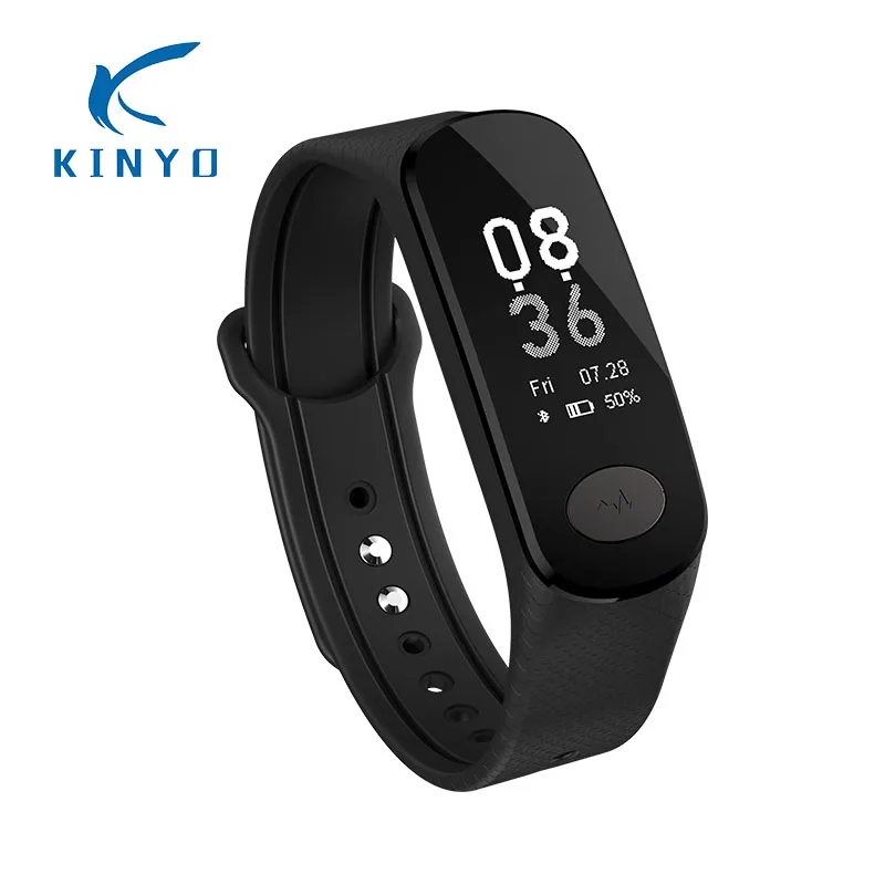 KINYO умный Браслет монитор сердечного ритма монитор кровяного давления умный Браслет вызов re mi nder Удаленная камера Смарт-браслет pk mi Band