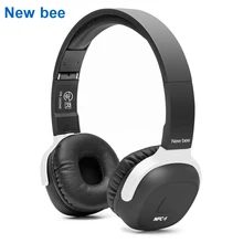 New Bee Wireless Bluetooth Headphone Stereo Portable Folder Headset font b Earphone b font with Sport