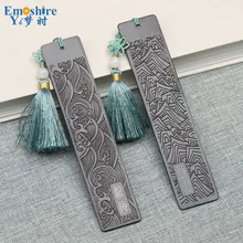 Ретро красные деревянные закладки из черного дерева китайские романтические креативные подарочные деревянные закладки на заказ M027