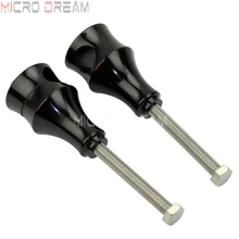 1 пара ЧПУ черный 1 ''ручка стойки для руля 1 дюйм крепление зажим для Harley Dyna Touring Road King Glide 25 мм ручка стойки для руля