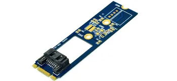 

50pcs/lot M.2 NGFF to 7 Pin SATA III 3 SSD Adapter Converter Board Card PCB NGFF1ST-N01