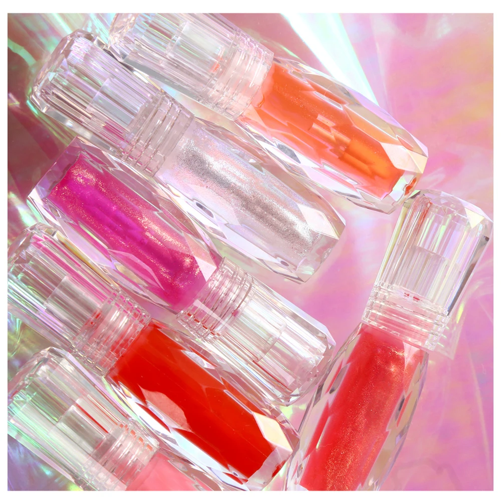 Увлажняющий блеск для губ жидкая губная помада Горячая и новая натуральная мята 3D Кристальное желе цвет увлажняющий