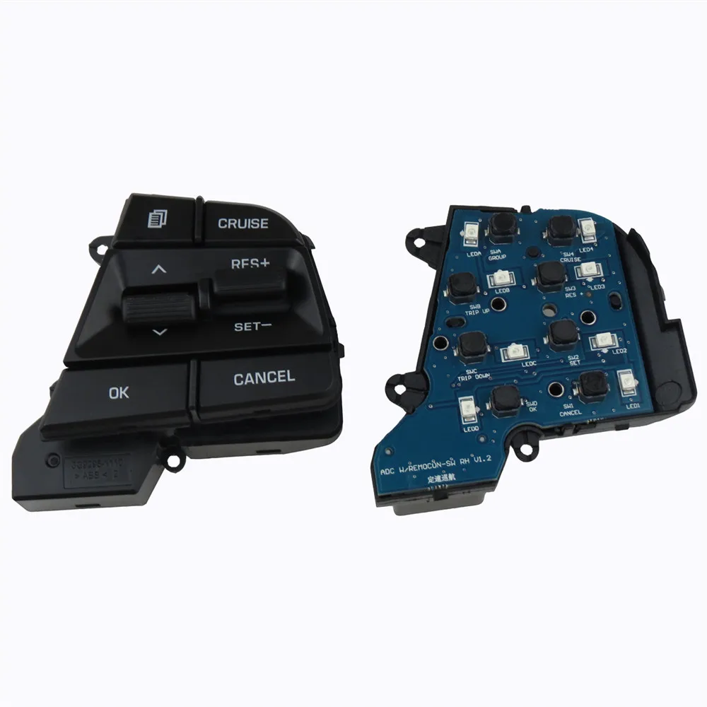 

circuit board for Hyundai elantra AD Solaris 2017 2018 1.6l Car Cruise Control Steering Wheel Buttons Switch Black
