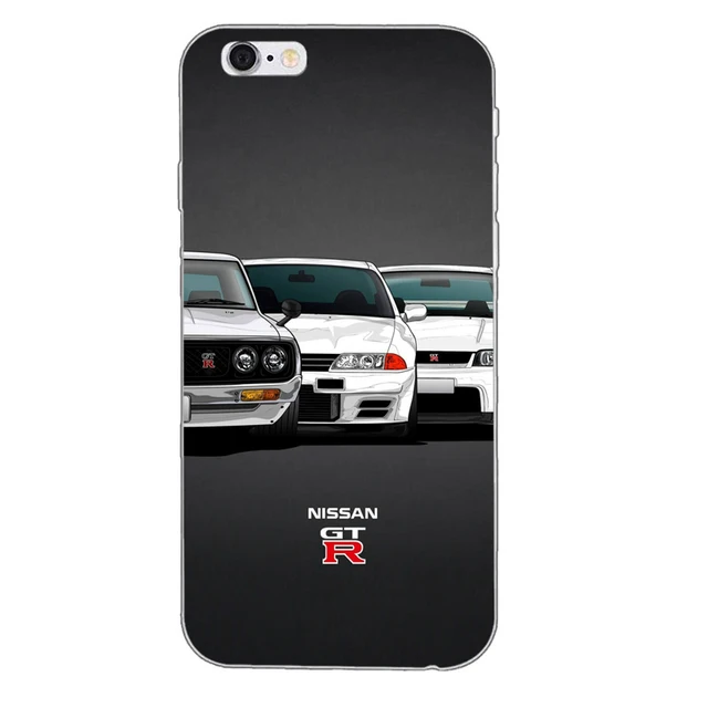 Buy car NISSAN GTR silicone TPU Soft phone case For