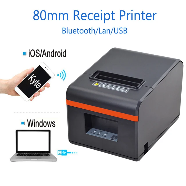 Special Offers 80mm Thermal Receipt Printers POS printer With automatic cutter Bluetooth USB Ethernet Port For Kitchen Restaurant Hotel