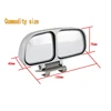 YASOKRO Car Rearview Mirror 360 degrees Adjustable Car Blind Spot Mirror Automotive Wide Angle Convex Mirror Dual Mirror ► Photo 2/5