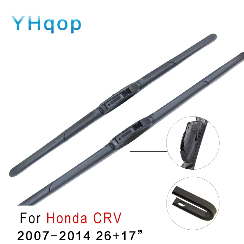 YHqop Windshield Wiper Blades For Honda CRV CR V 2007 2014 Pair 26"+17