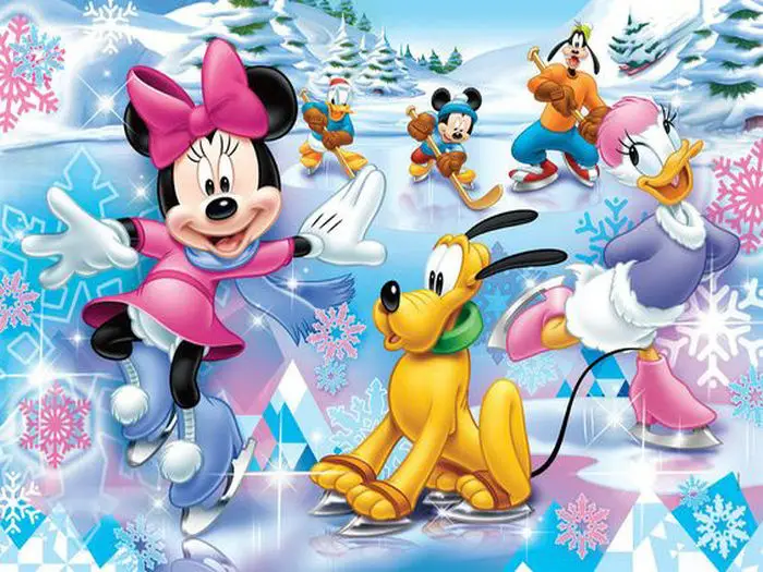 

oneroom diamond embroidery snowflake Minnie diy 5d diamond painting Disney Needlework cross stitch rhinestones puzzle Mickey